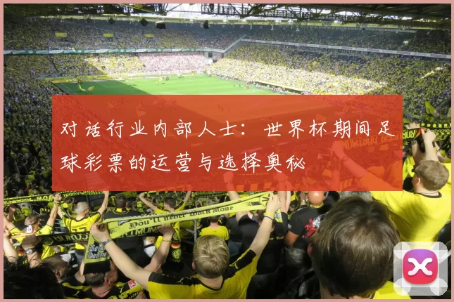 对话行业内部人士：世界杯期间足球彩票的运营与选择奥秘