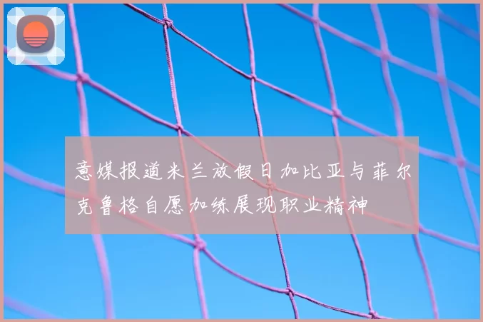 意媒报道米兰放假日加比亚与菲尔克鲁格自愿加练展现职业精神