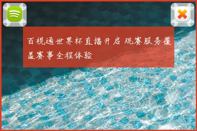 百视通世界杯直播开启 观赛服务覆盖赛事全程体验